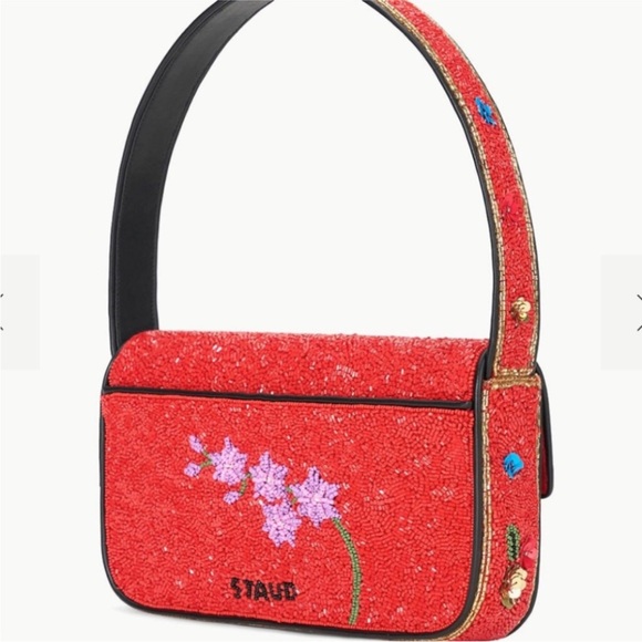 NWT STAUD Tommy Beaded bag - Year of the Snake - Picture 2 of 9